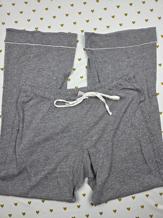 Victorias Secret Grey Medium Short Sleep Pants Pajama Bottoms Cotton