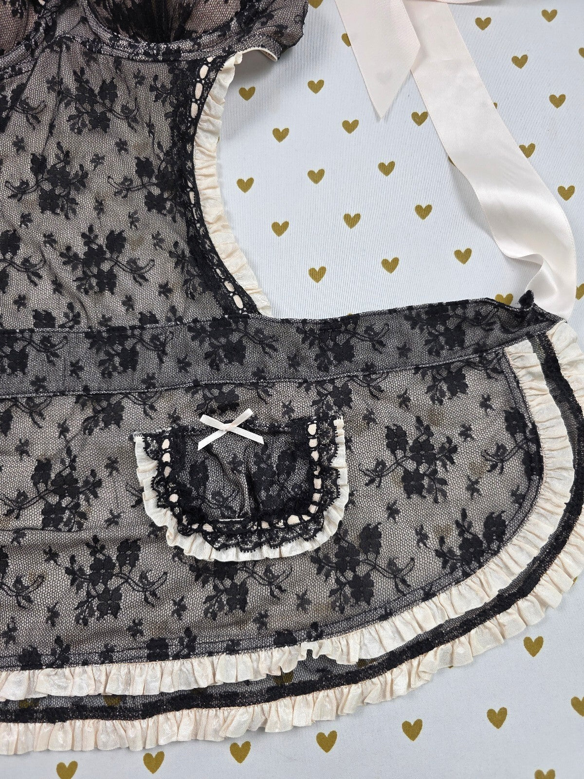 Victorias Secret Sexy French Maid Outfit Lingerie Underwire Push Up 34B Nightie