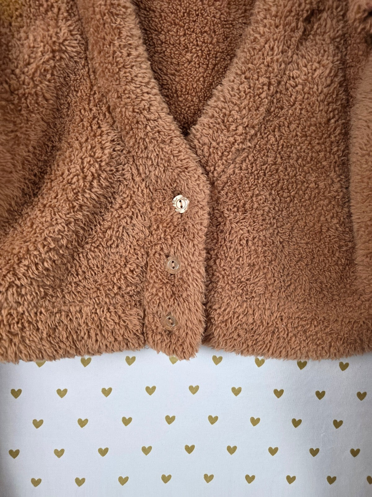 Victoria's Secret PINK Sherpa Teddy Fleece Cropped Cardigan Shorts 2 Piece Set