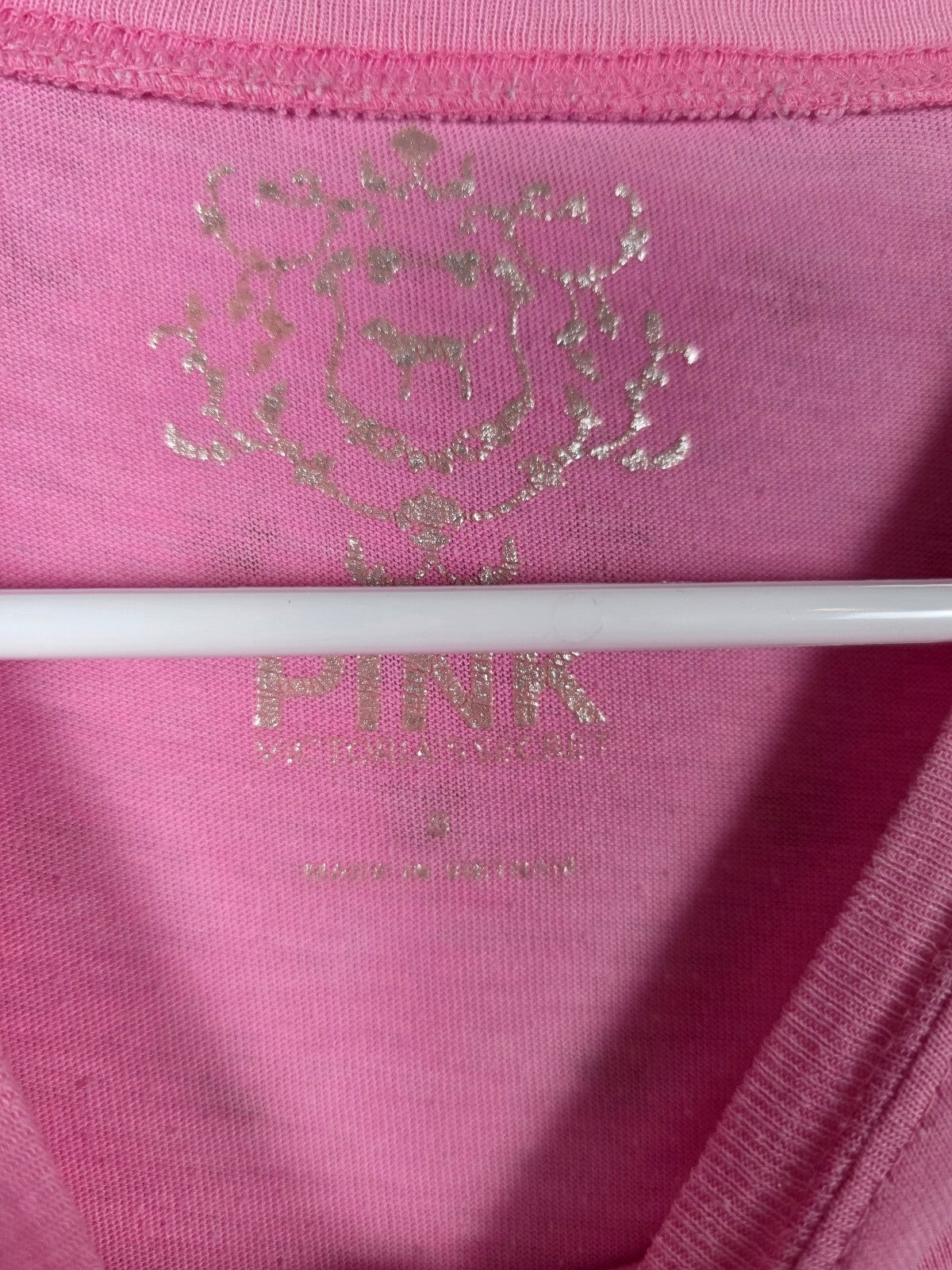 Victorias Secret PINK Vintage y2k On TOUR long Sleeve tee shirt Small
