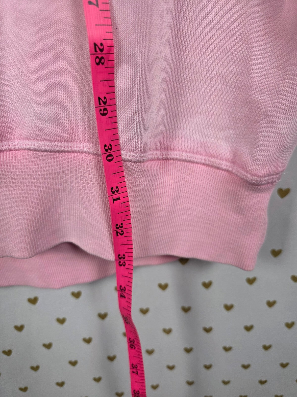 PINK x LoveShackFancy Rhinestone Dog Sweatshirt Dress Pink NWT S BLING