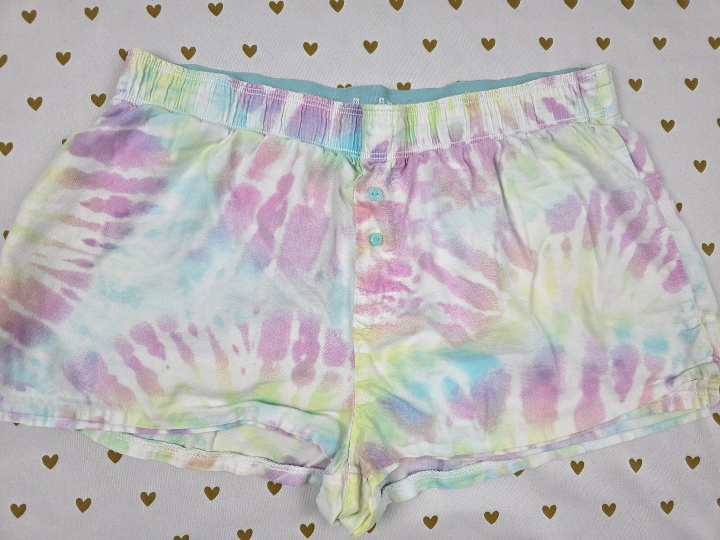 Victorias Secret PINK Tye Dye XS Sleep Shorts Boxers Pajama Bottoms