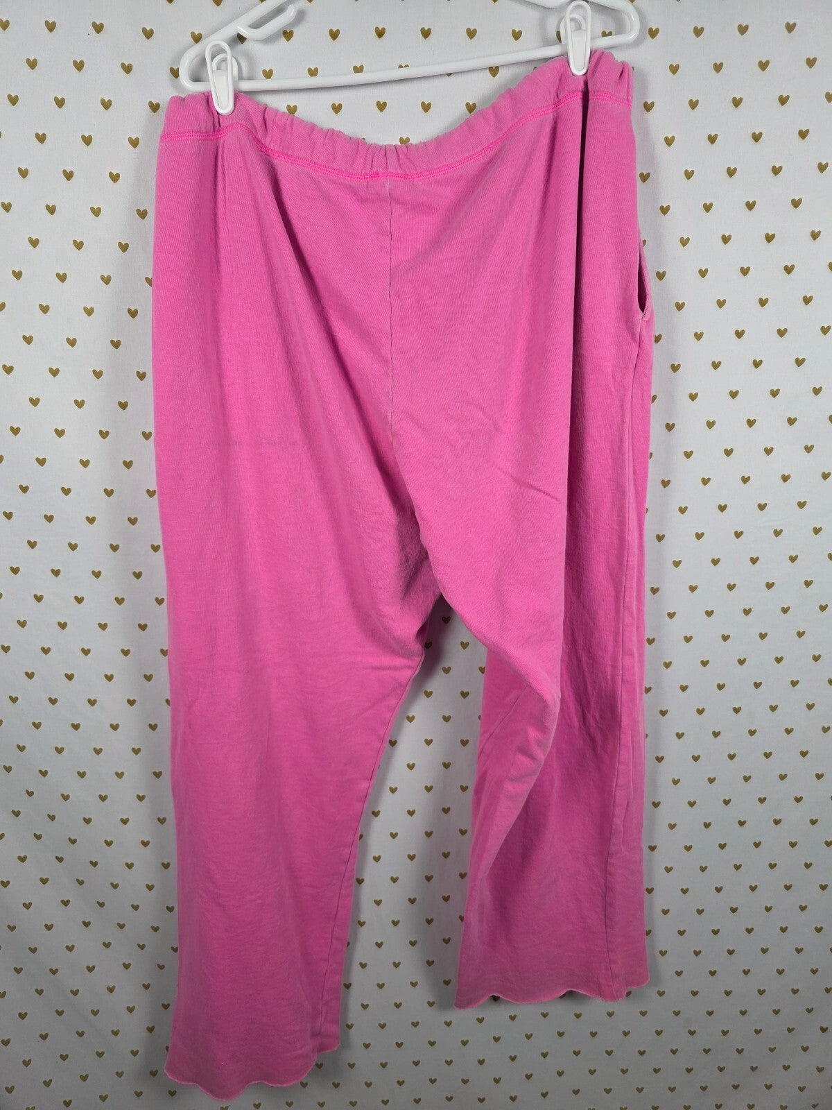 Victorias Secret PINK 2XL XXL Flare Sweats Sweatpants Logo
