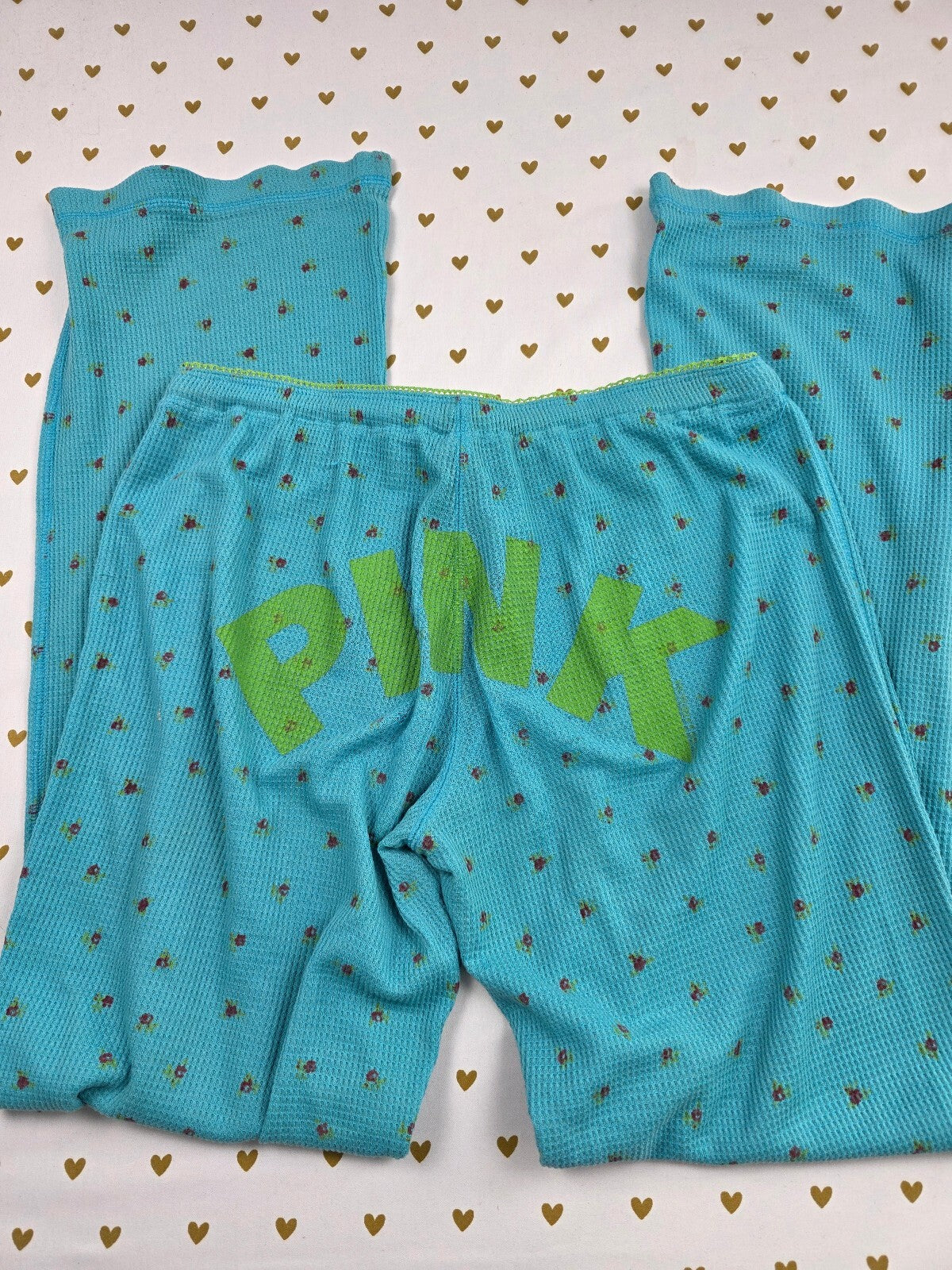 Victorias Secret Pink Thermal Vintage  Sleep Pants Pajama PJ Bottoms XS