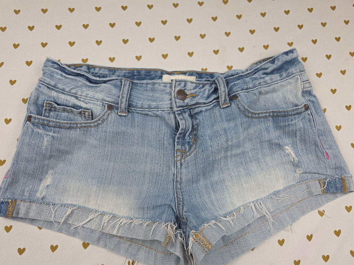 Victorias Secret PINK Denim Jean Cutoff Shorts Size 4