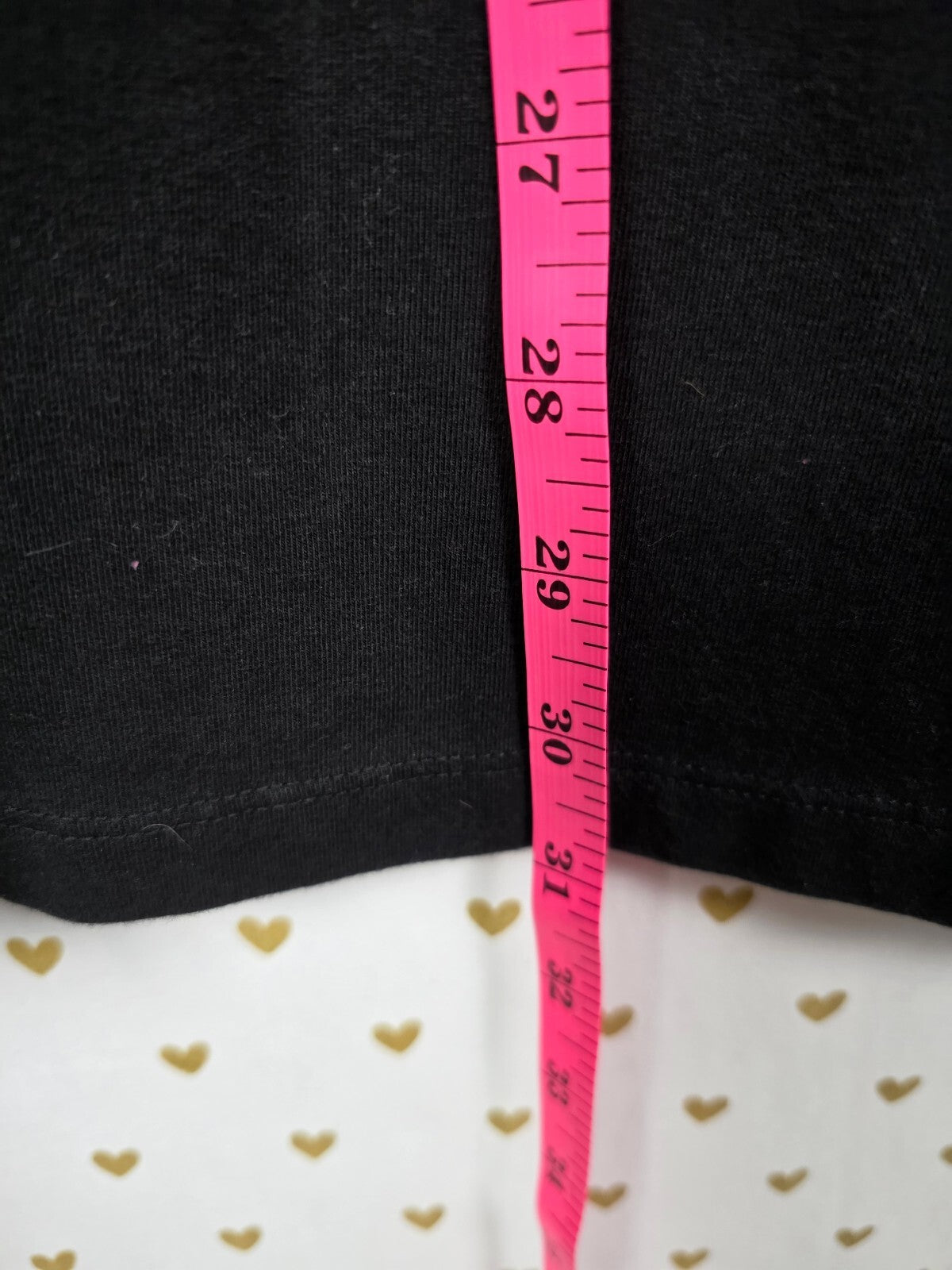 PINK Victoria's Secret Foldover Yoga Pants Campus Originals Polka Dot LOVE Flare