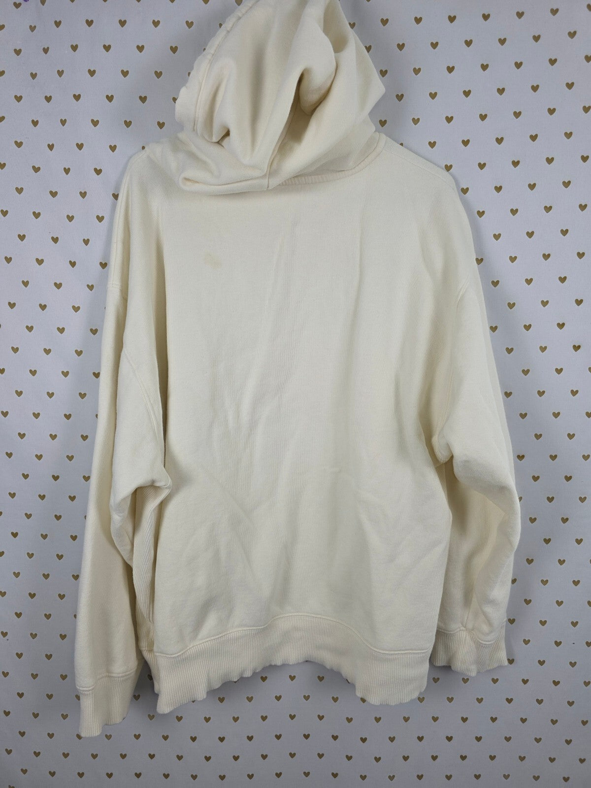 Victorias Secret Pink 2XL XXL Cream Hoodie Jacket sweats SET 2pc Outfit