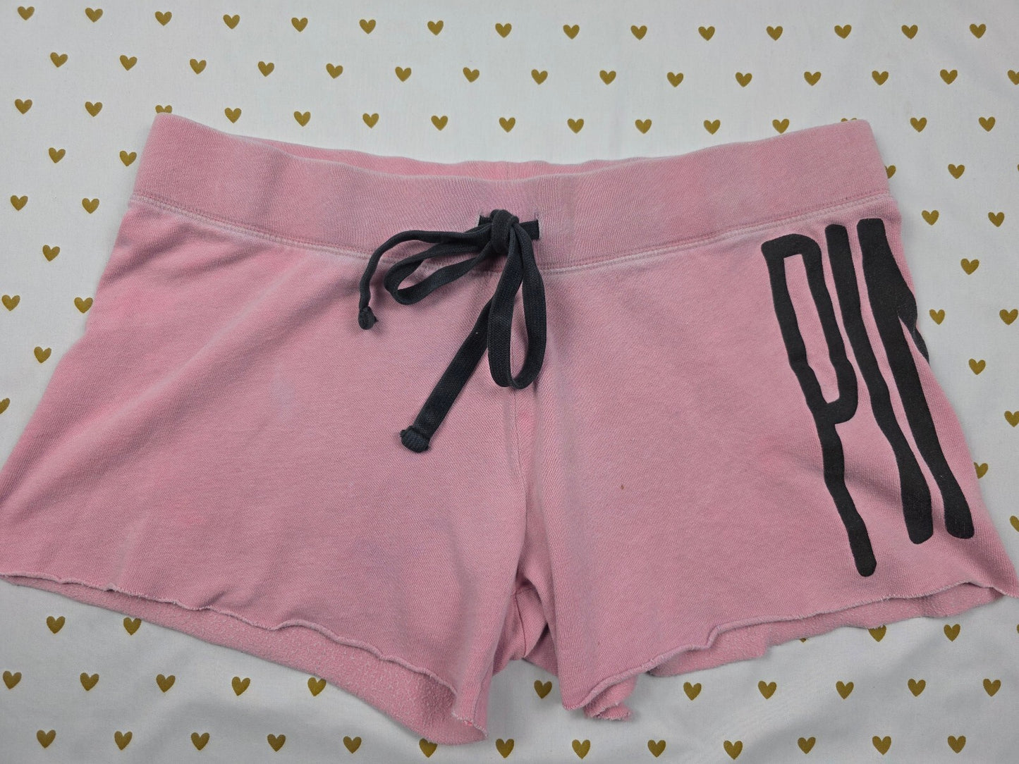 Victorias Secret PINK Vintage Thin sweat shorts Logo MEDIUM