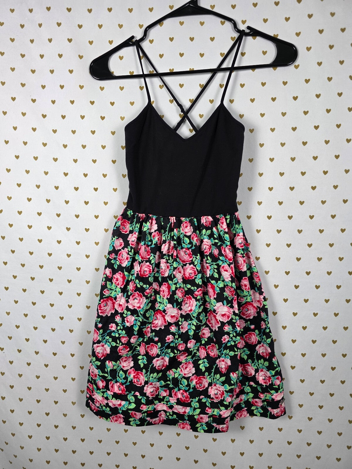 Victorias Secret PINK Floral Strappy Sundress Vintage y2k XS Ruffled