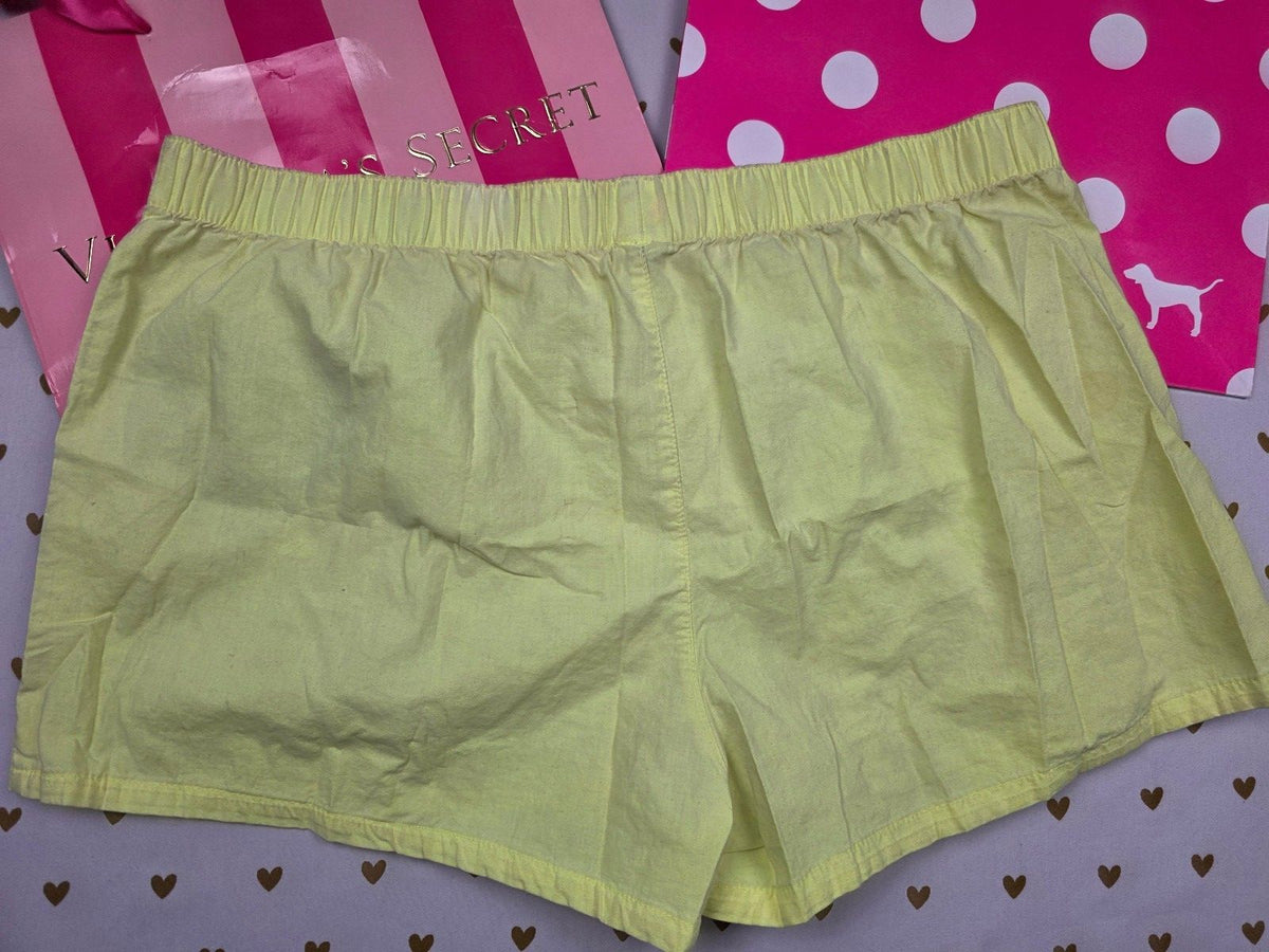 Victorias Secret PINK Neon Y2k Vintage Bling Sleep Shorts Boxers Pajama Bottoms