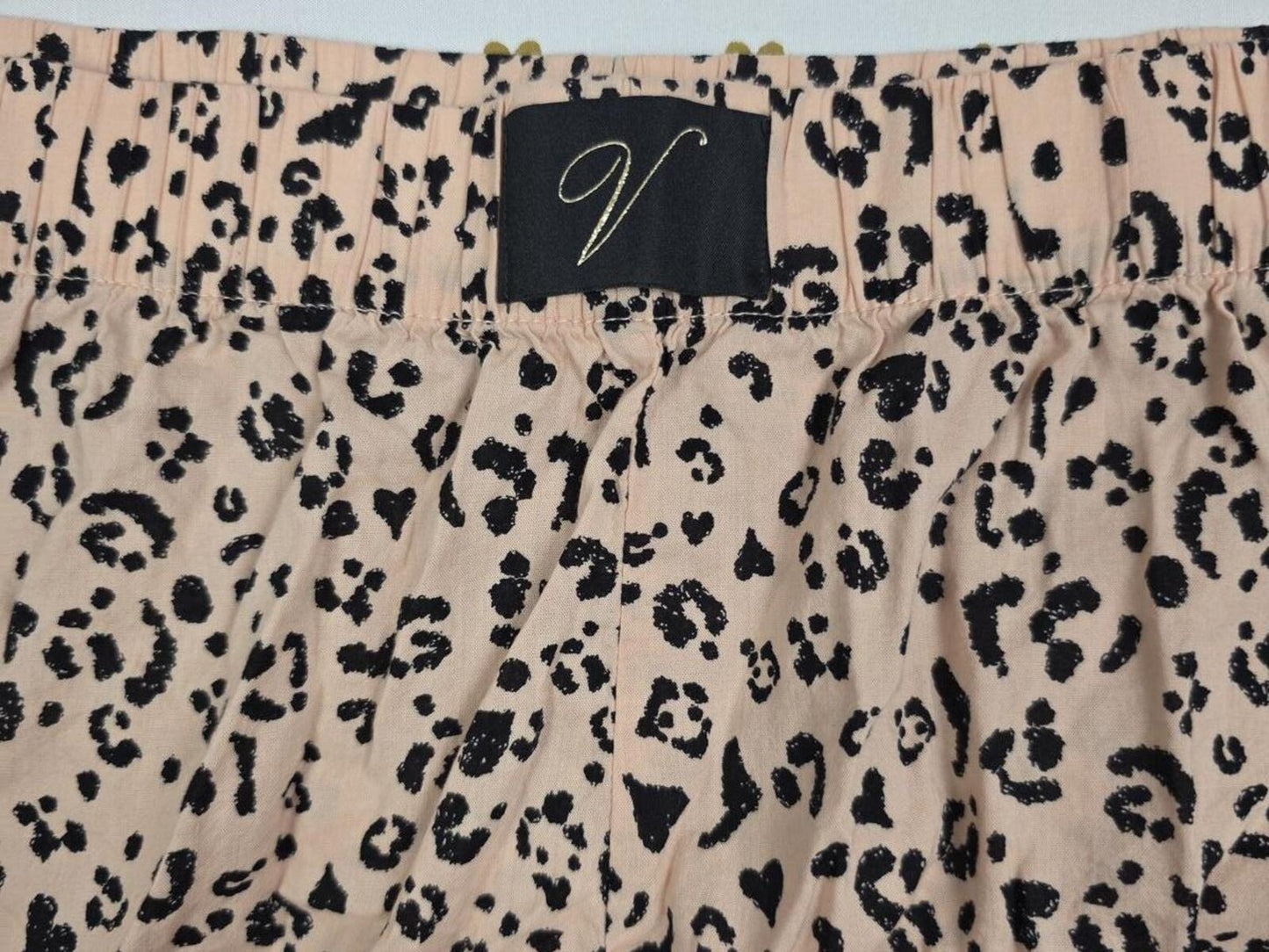 Victorias Secret Cheetah Leopard Small Sleep Shorts Boxers Pajama Bottoms